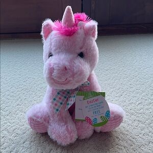 NWTS Homerbest Pink Plush Unicorn Toy Easter